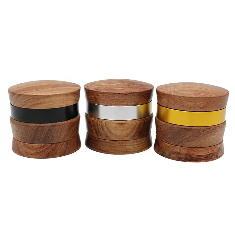 Hot Sale Rosewood Herb Grinder Wholesale Custom Logo 67mm 4Layers Tobacco Grinder