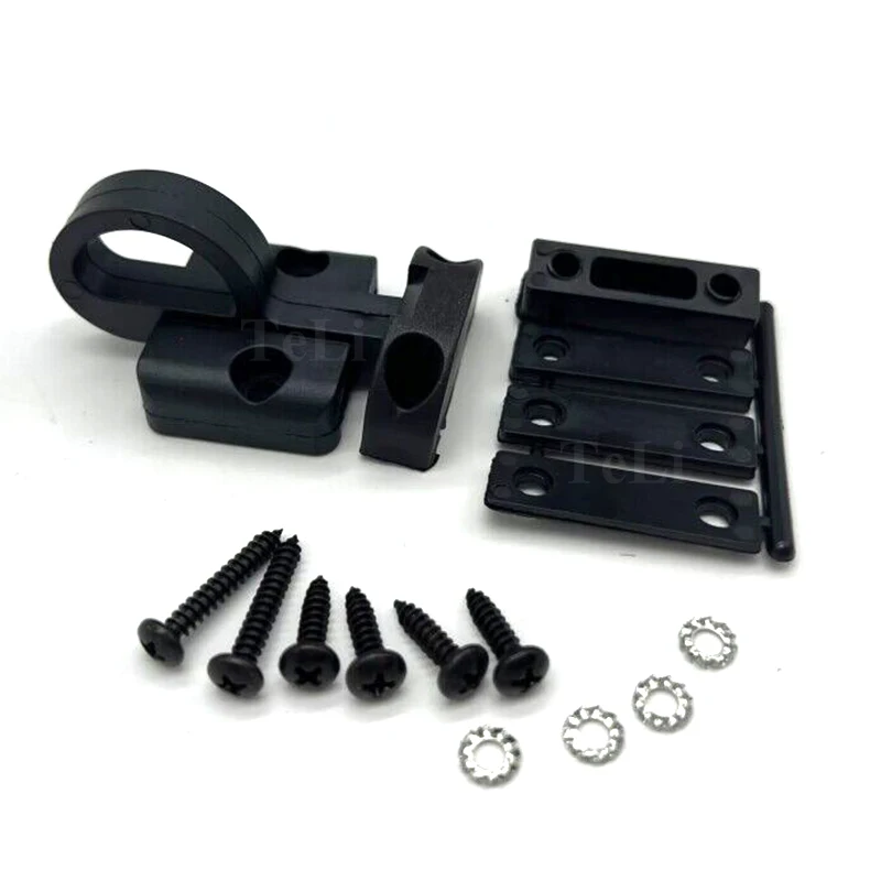 Black plastic window Flush Bolt for aluminium door