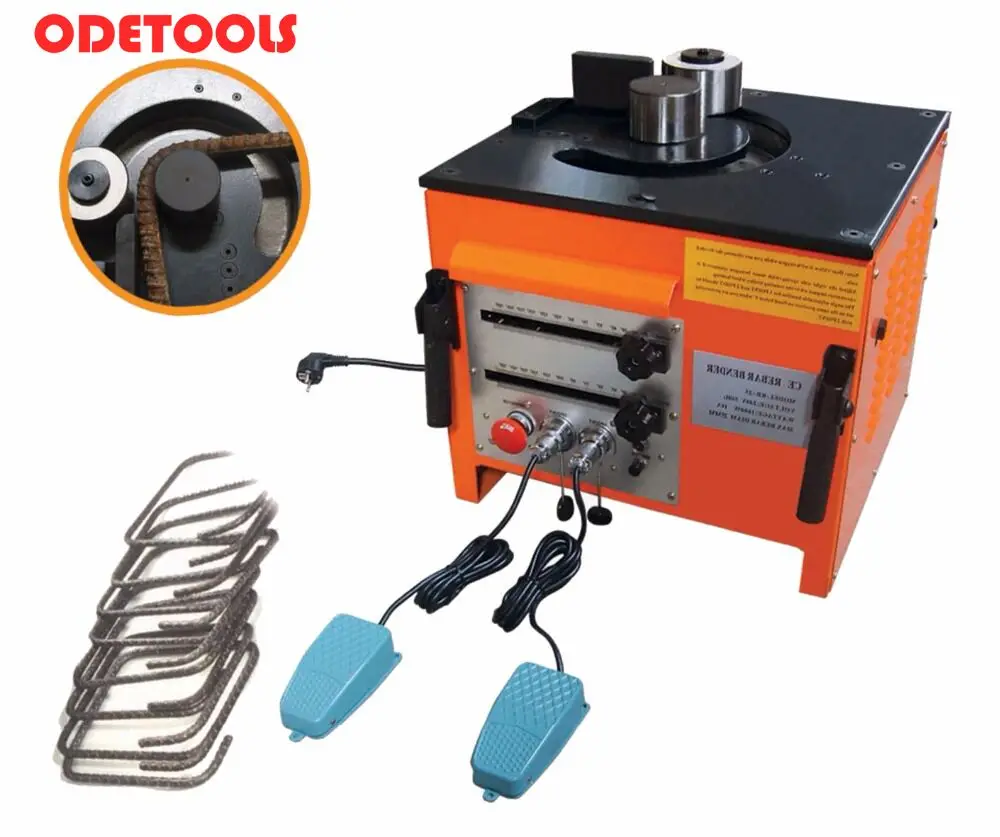 
4-25mm 110v/220v single phase steel bar bending cutting machine rebar bender cutter RBC-25 