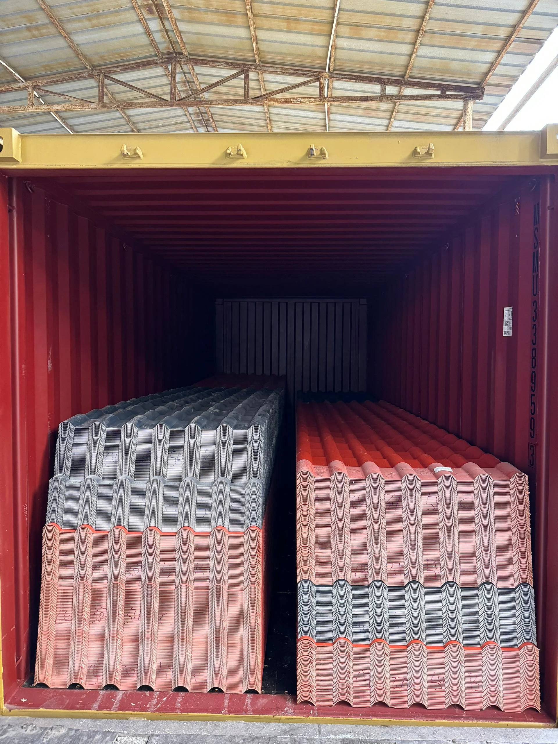 Plastic roofing tile pvc glazed tile ASA resin roof tile upvc sheet