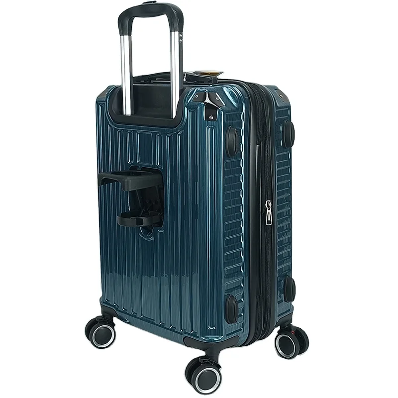 Большая вместительная подстаканница из ПВХ дорожная переносная тележка для багажа чемодан с паролем сумка