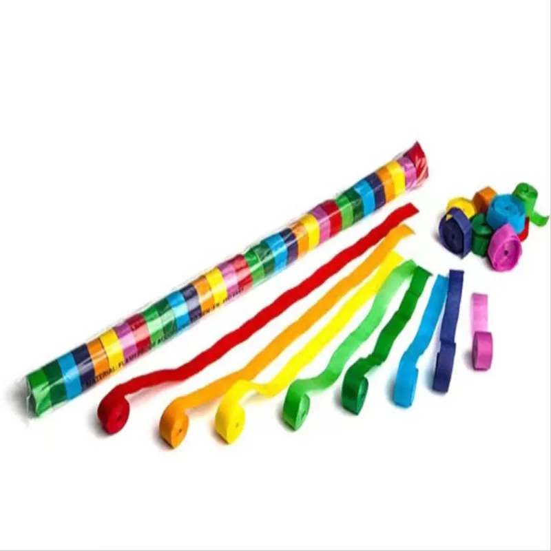 1,5X10M High quality Wholesale Promotional Music Audio Streamer Paper  Confetti for Confetti Gun