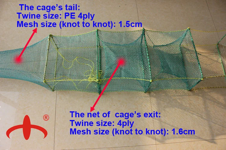 2019-2020 Newly fast delivery product wholesale aquaculture trap,fishing trap for crab lobster shrimp RB 1.5*8
