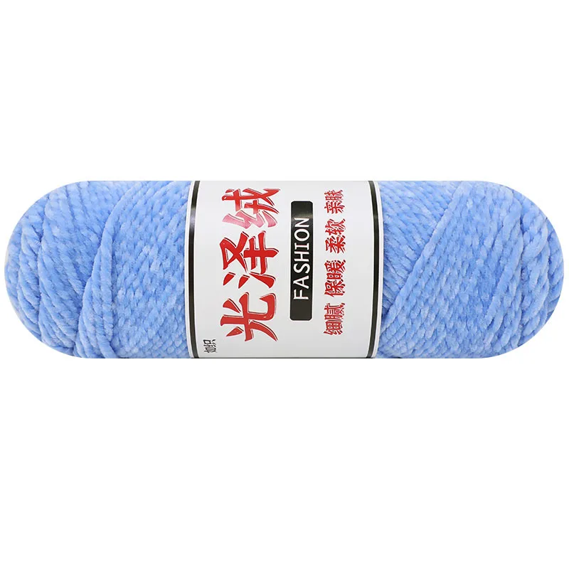 Dimuni Wholesale 19 Colors 3ply twist 200g Chenille Velvet Yarn For Crochet