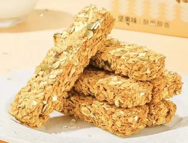 Commercial automatic oatmeal bars making machine cereal bars making process line granola bar production line