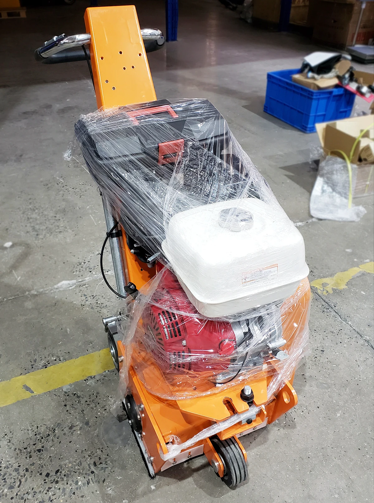 JS250 concrete scarifier machine electric/Gas concrete floor scarifying machine with carifier blade