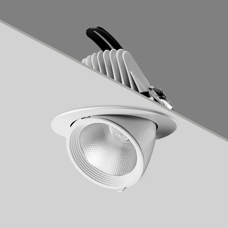 8W 12W 20W 24W 36W Led Cob Spot Down Light Adjustable Elephant Trunk Lamp