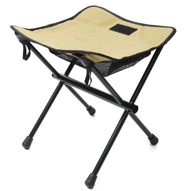 Durable Aluminum Ultralight Foldable Stool Portable Camping Fishing Folding Stool