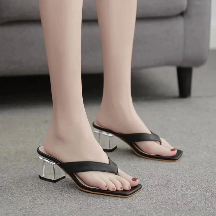 CSS101 Hot sale slippers women shoes shoes snakeskin pattern transparent with sandals for women