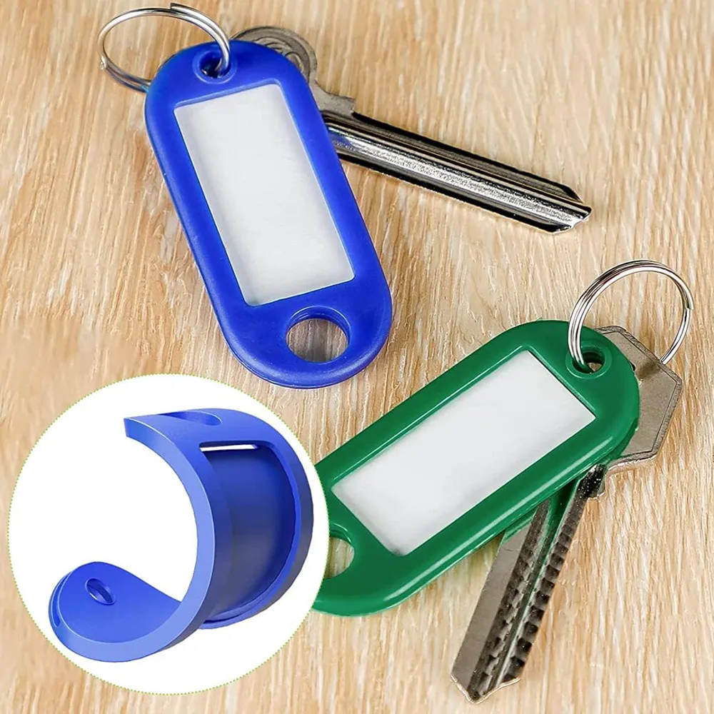 Factory Wholesale  hotel room,Identifiers,name, blank paper labels clear windows hotel room number plates plastic key ring tags