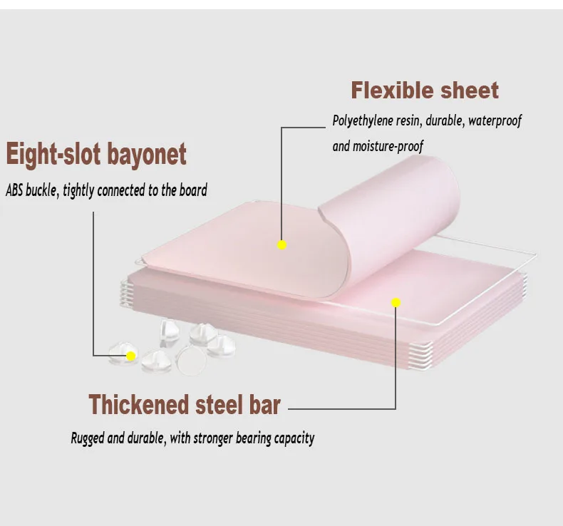 Pink Fat Bear Closet Storage Plastic Cabinet Baby Wardrobe DIY Modular Kids Cube Wardrobe