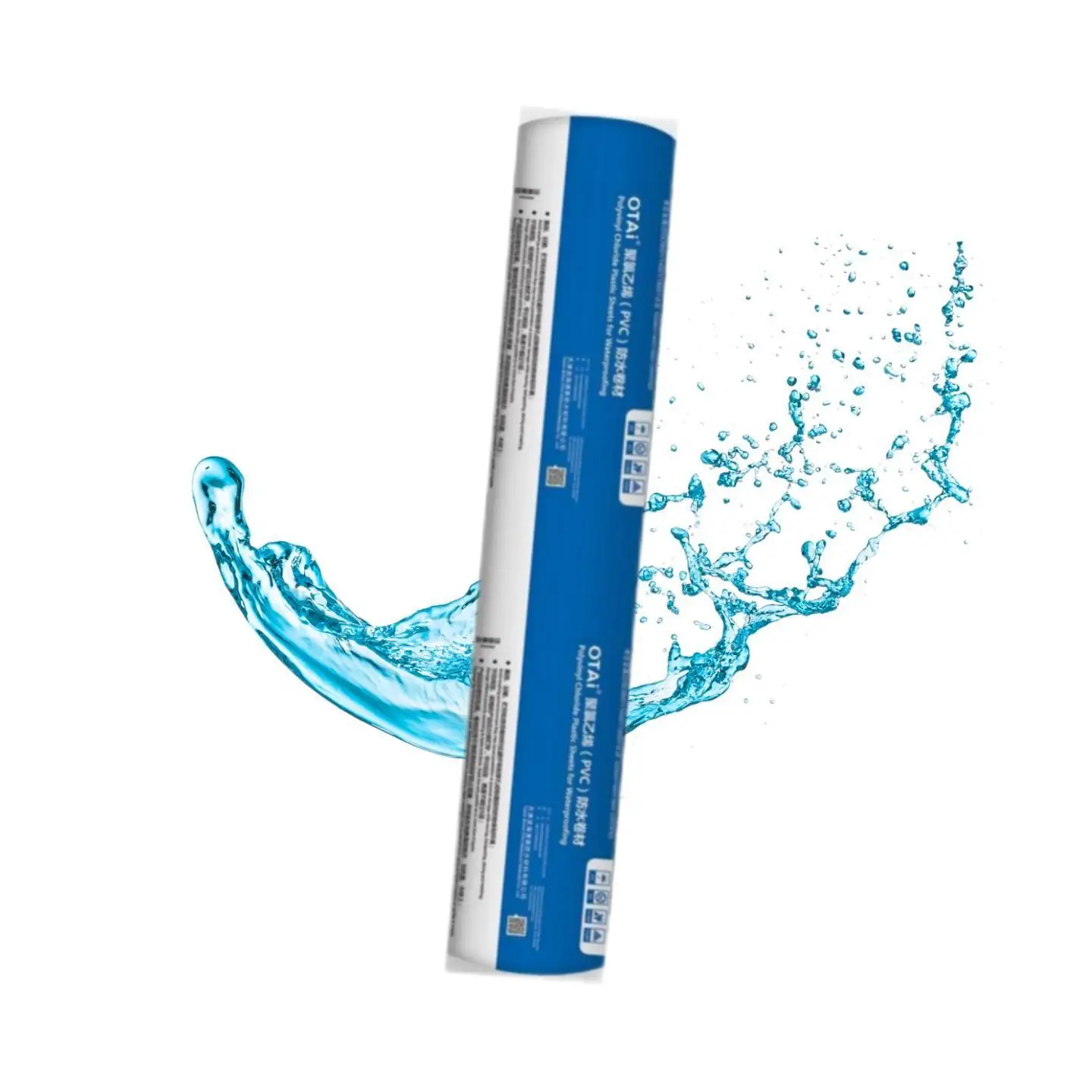China Factory Wholesale Supply Widely Used Good Quality Root -puncture Resistant 2*20m PVC Waterproofing Membrane