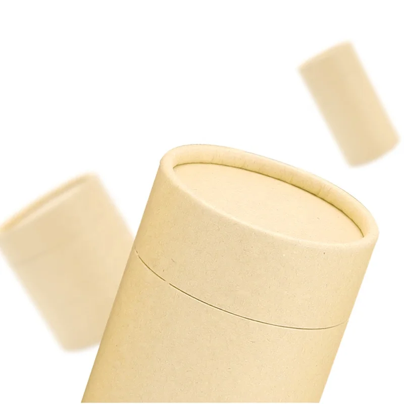 Biodegradable Packaging Kraft Paper Cardboard Tube For Lip Balm Decorative Cardboard Tube