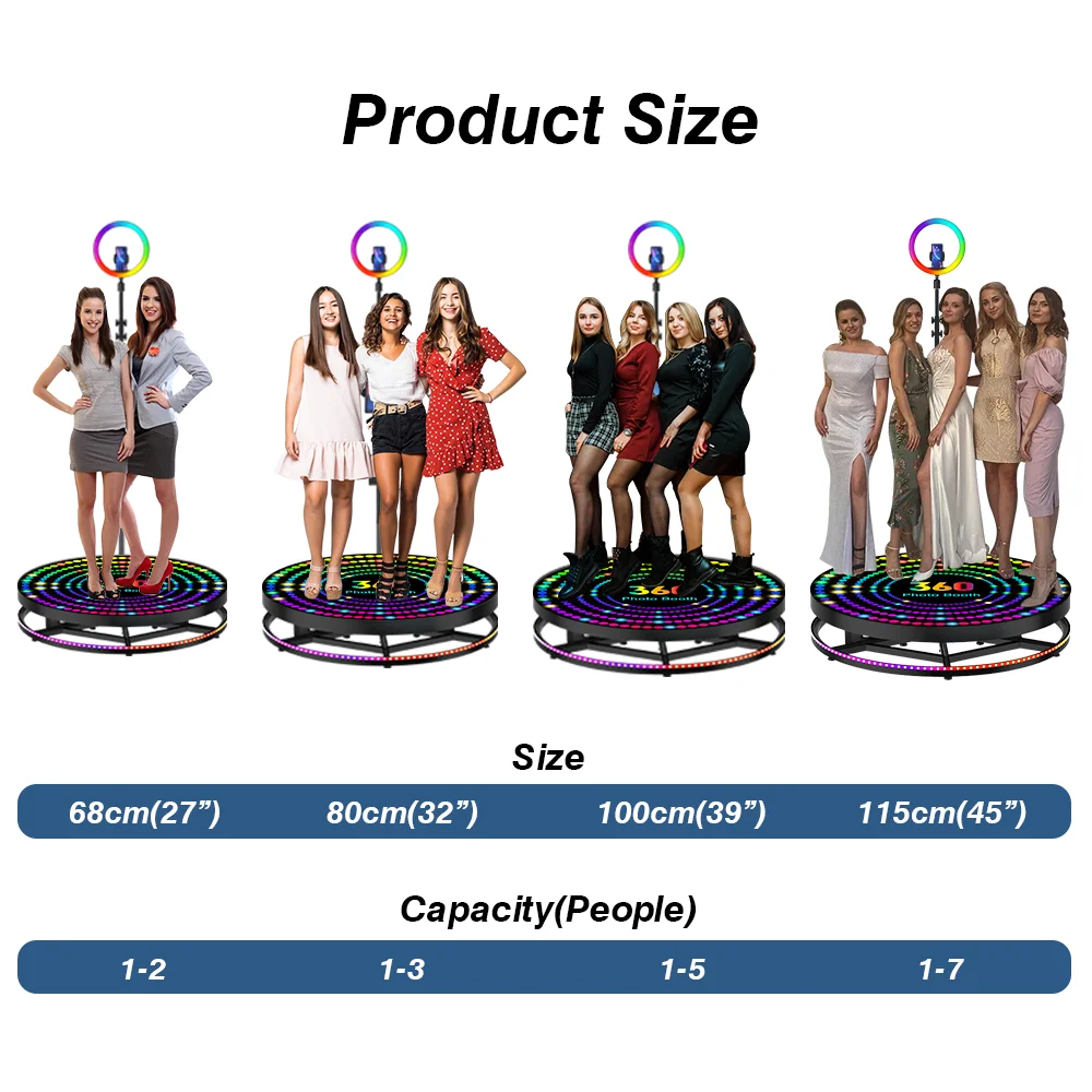 spin camera 360 booth auto rotating camera platform spin photobooth 360 for dancing floor machine