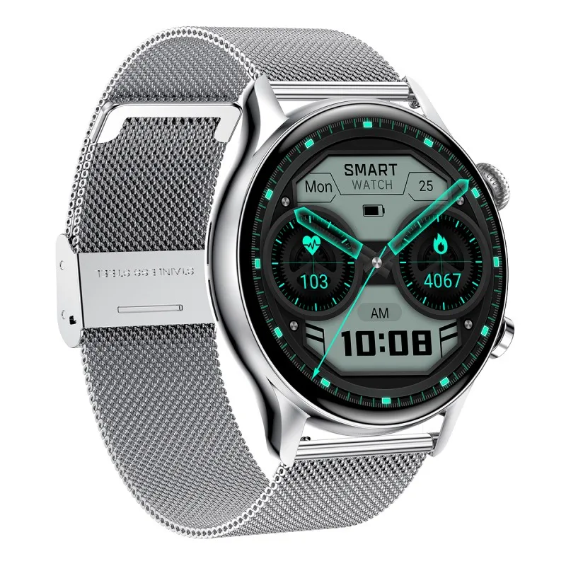 Premium active Health Features Full Touch Round screen AMOLED Smart Watch For Women Men HK8Pro Smartwatch