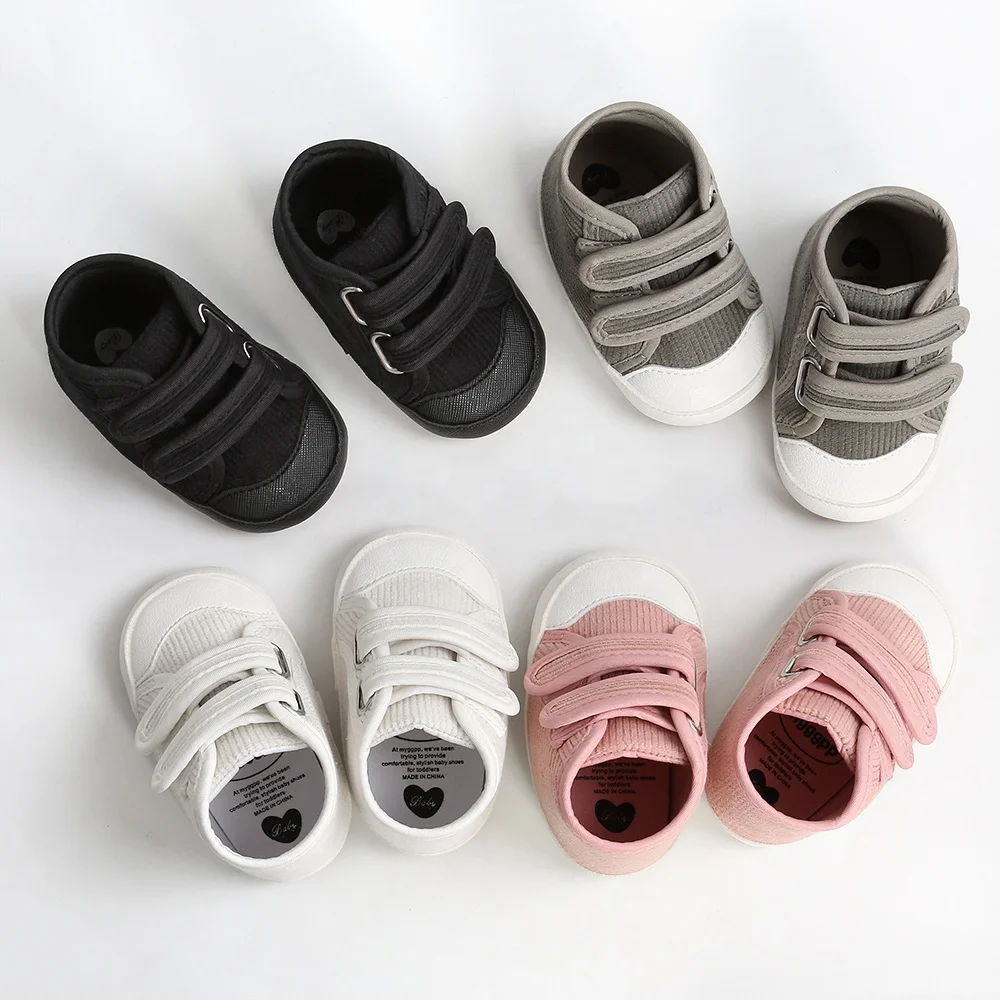 Wholesale Cotton Corduroy Toddler Newborn Infant Boy Girl Kids New Born Walking Baby Casual Shoes