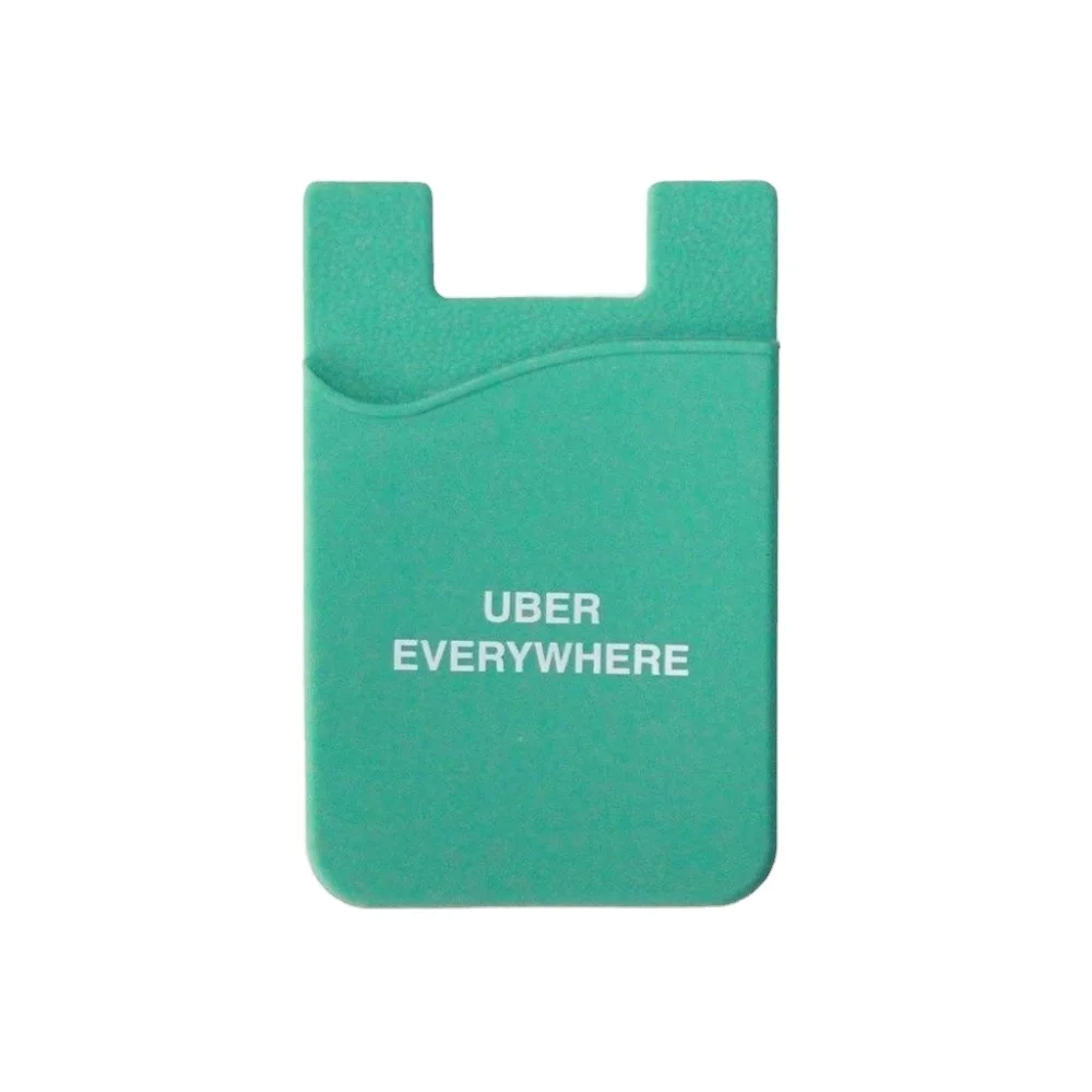 New custom design Cell Phone Credit Card Holder 3M Sticker Silicone Smart Wallet