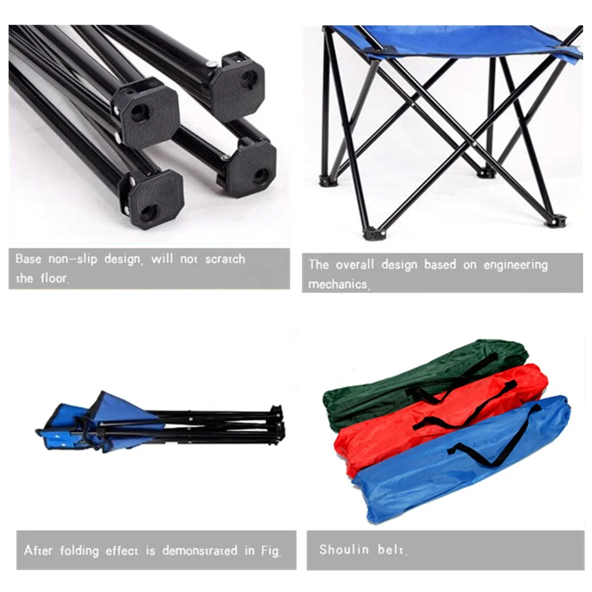 cheap high quality portable collapsible outdoor fishing hiking camp chair with cup holder
