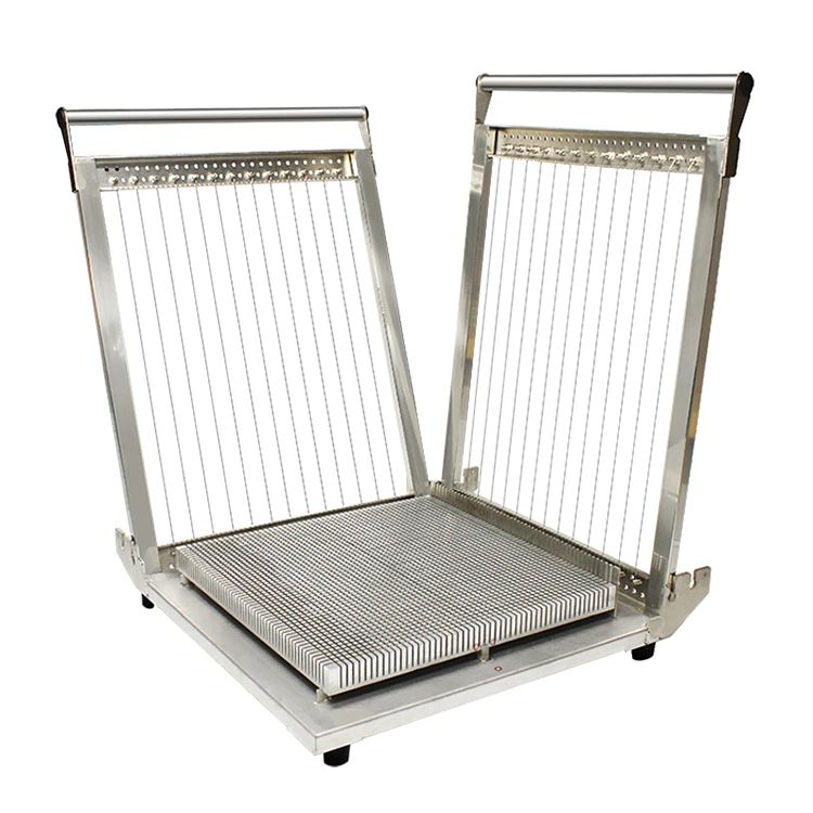 Food-Grade Stainless Steel Manual Chocolate Guitar Cutter Machine for Cake & Cheese Block Cutting Water-based Ingredients