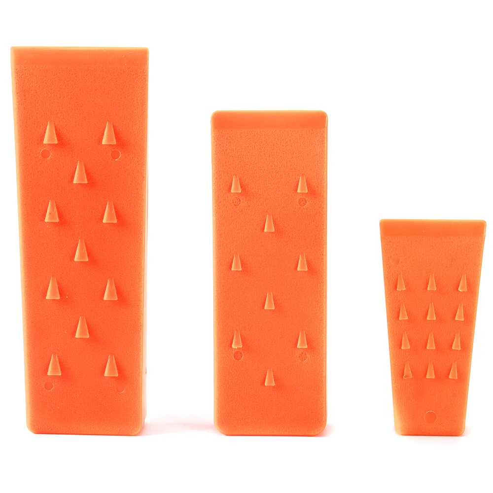 Plastic spiked tree wedges chainsaw loggers with spikes for tree cutting falling bucking tree felling wedges
