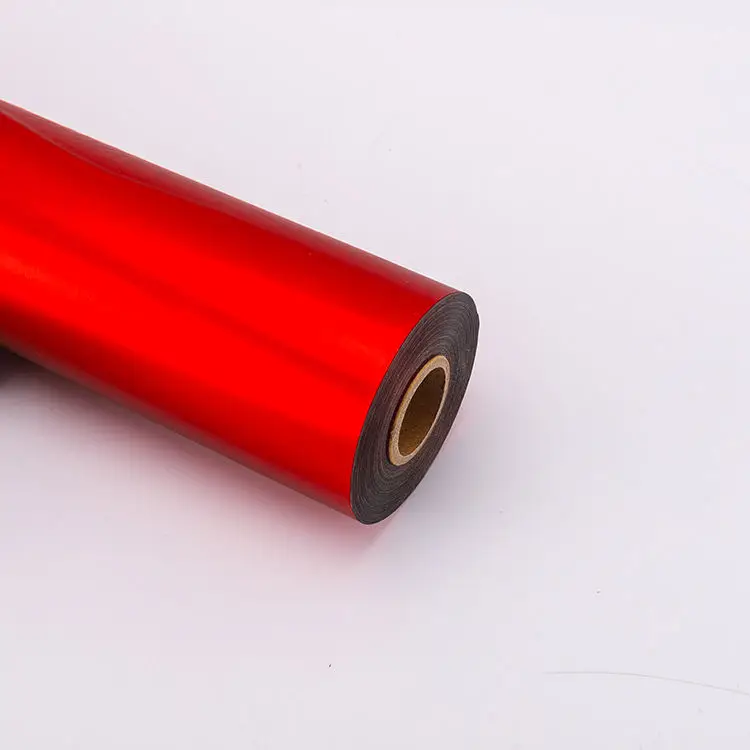 Custom aluminium film roll blue laminated film pet film laminated with metal foil