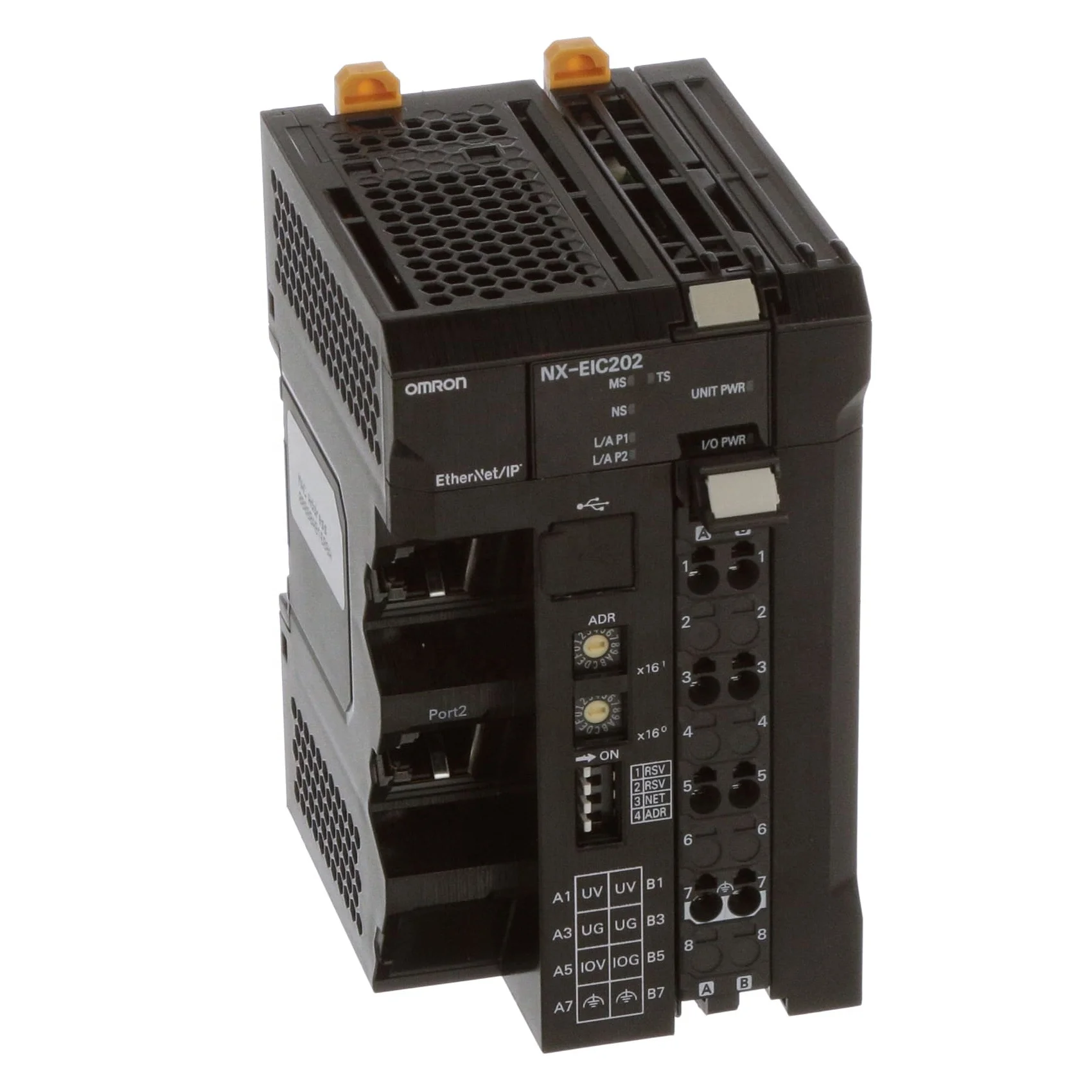 Mini Omron Support Modbus Tcp Free Port Normal PLC Wifi Communication Ethernet Module NX-EIC202