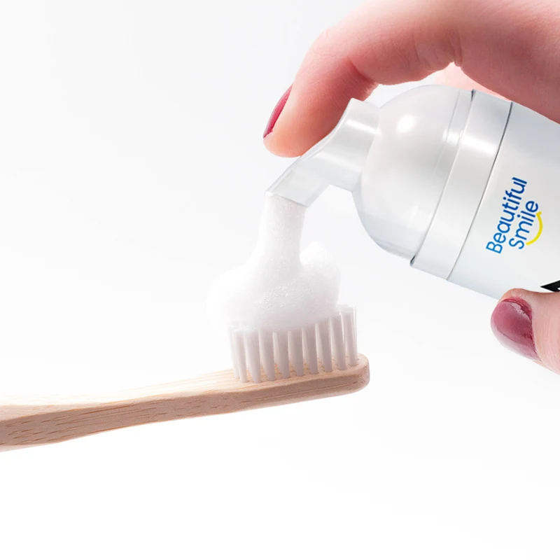 Natural white home teeth whitening foam & teeth cleaning foam toothpaste