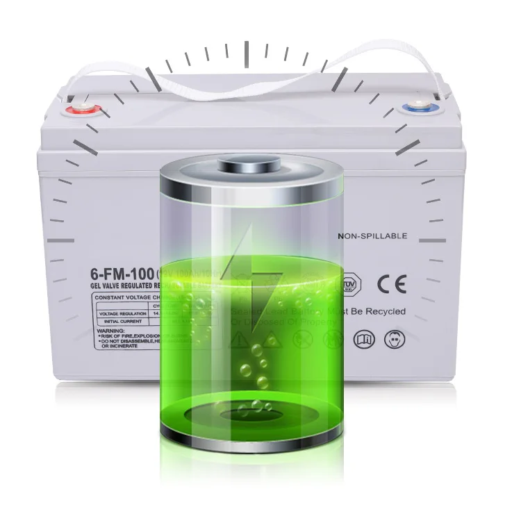 Outdoor Rechargeable Lead Acid Cell Pack Deep Cycle 12v AGM Energy Storage Battery