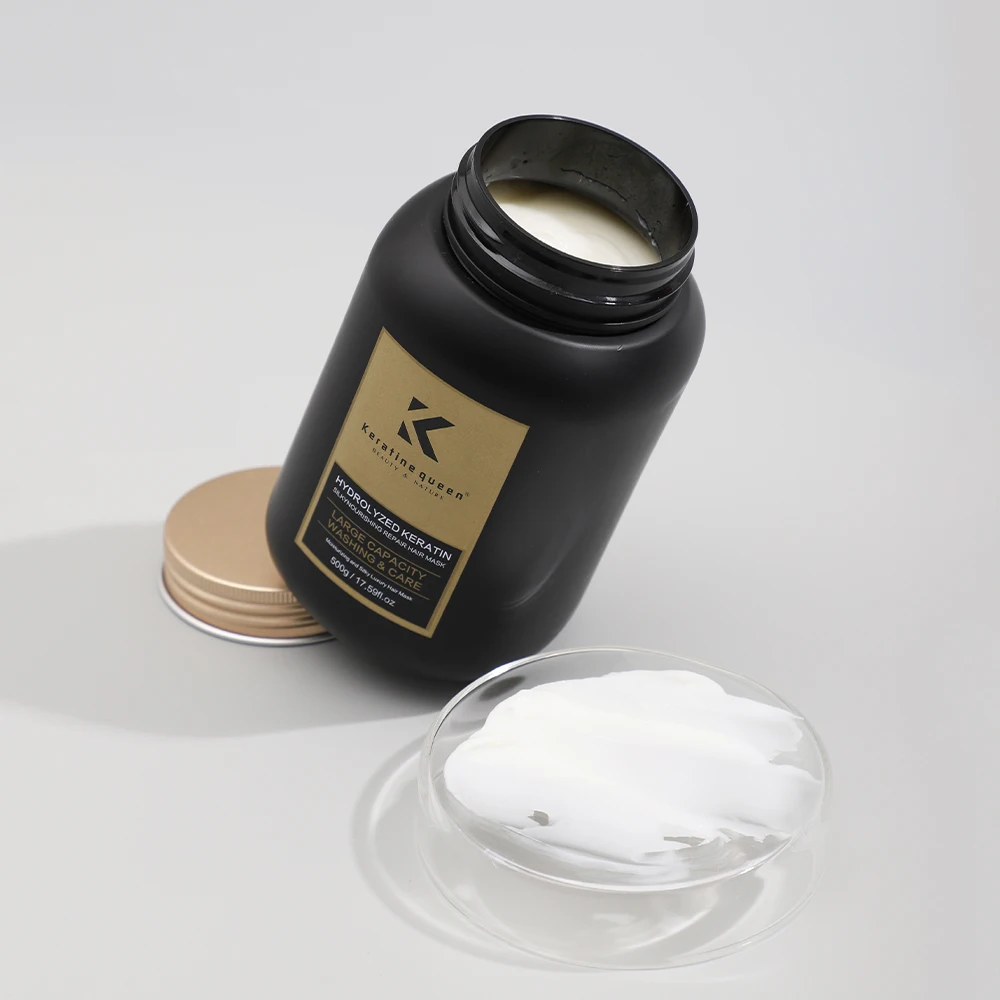 New Arrival 500ml Organic Hair Care Treatment Hydrolyzed Keratin Hair Mask