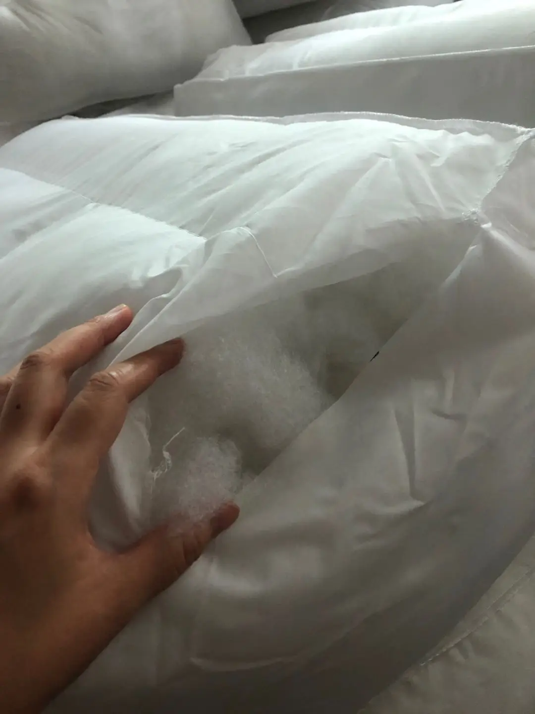 Stuffing Polyester Quilting Wadding Spray Bonded Cotton Pillow Filling Cotton Polyester Wadding Fiber for Pillow Filling