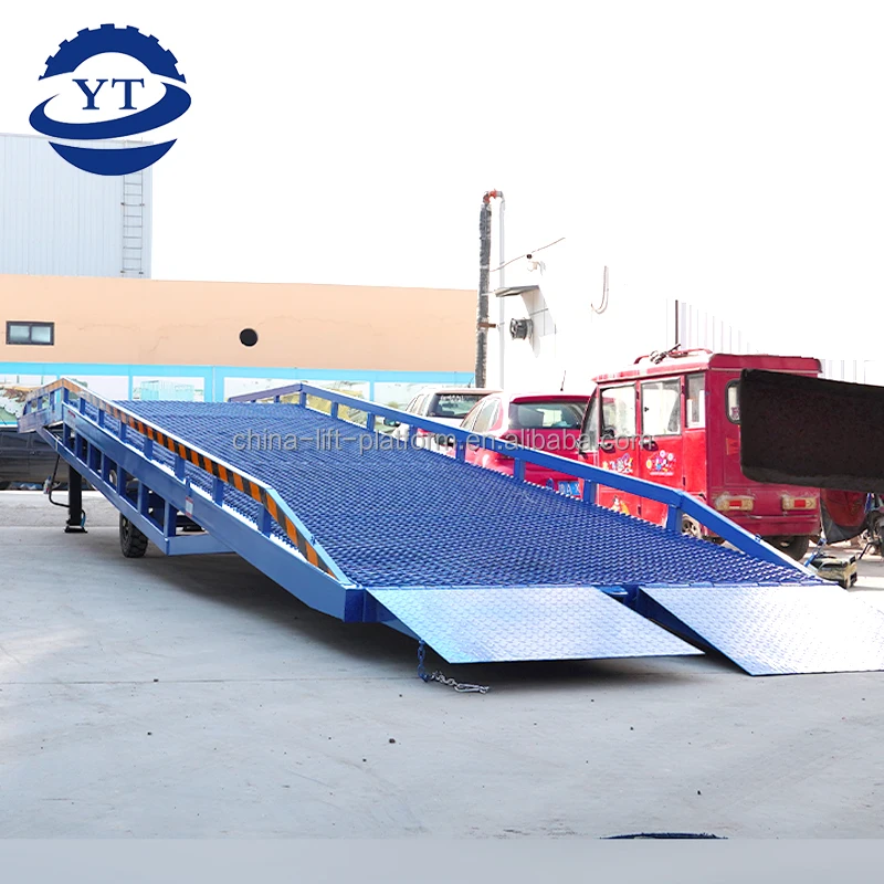 Warehouse electric hydraulic dock leveler mobile container load yard ramp Boarding Bridge