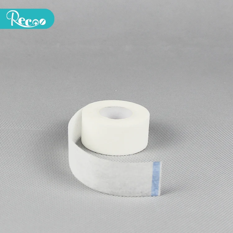  Нетканый/шелк/хлопок/полиэтилен медицинский пластырь Микропористая лента