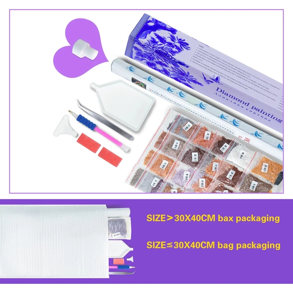 
wholesaleg 5D DIY Diamond Painting Animal Lion Cat Tiger Wolf Cross Stitch Kit Embroidery Mosaic Art Picture of Rhinestones Gift 