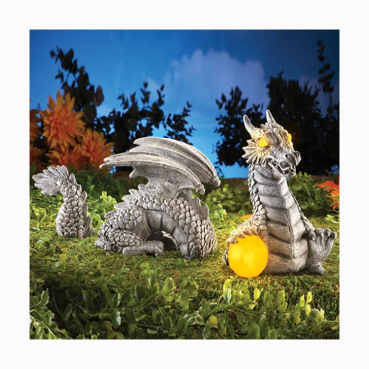 Beautiful hand carved stone animal white marble dragon statue for garden decoration