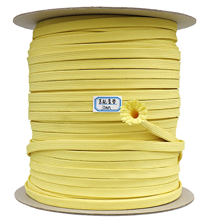 Black aramid braided sleeve cable high-temperature and wear-resistant wire protective sleeve