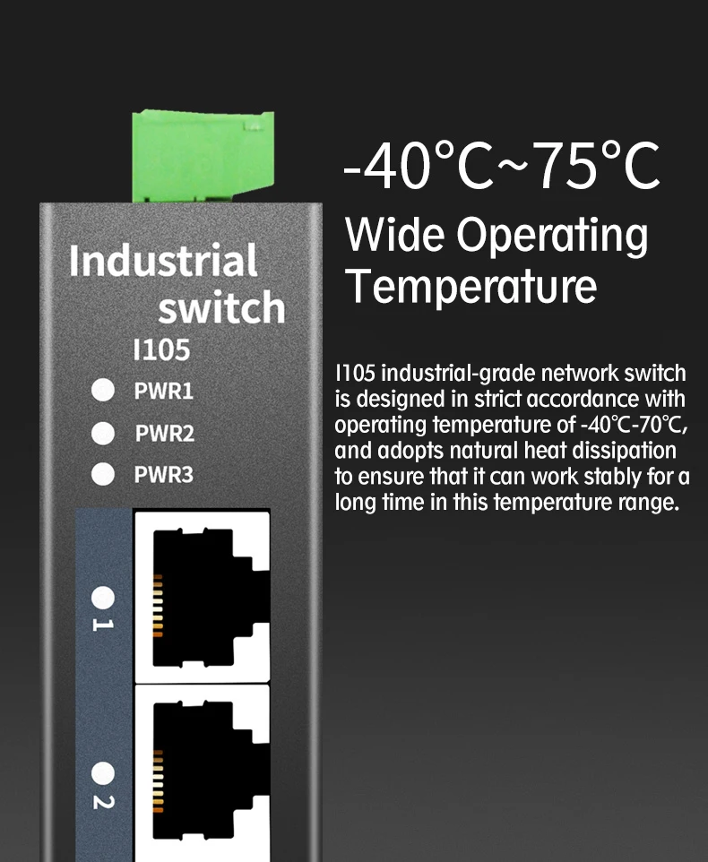 Factory Price Industrial Ethernet Switch Network 10/100mbps Port DIN-RAILSUPPORT Base-T  IP40 Fanless Industrial Network Switch