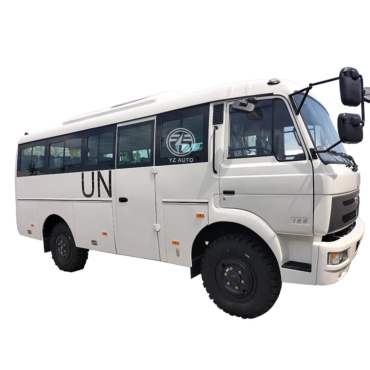 Dongfeng 4X4 Left Hand Drive Tourist 10-19 Seats UN Passenger Diesel Coach off Road Bus