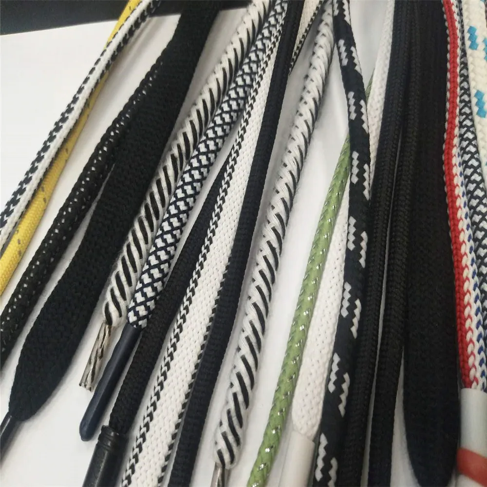 
Eco-friendly High Tenacity 100% Polyester Custom Hoodies Drawstring Cord with tips 