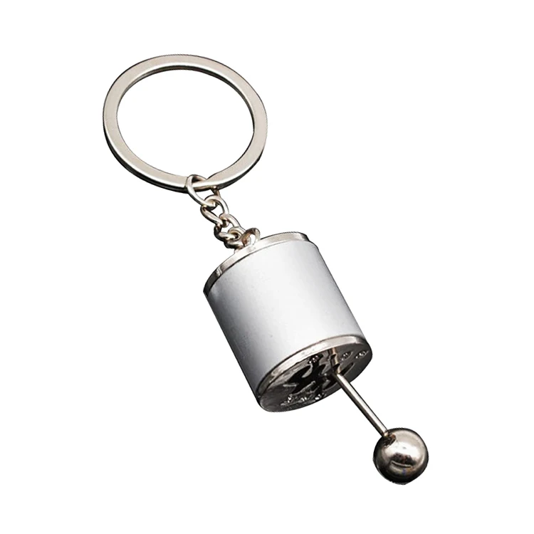 Low MOQ 5 Colors Speed Changing Box Llavero Manual Transmission Lever Keying with Custom Logo