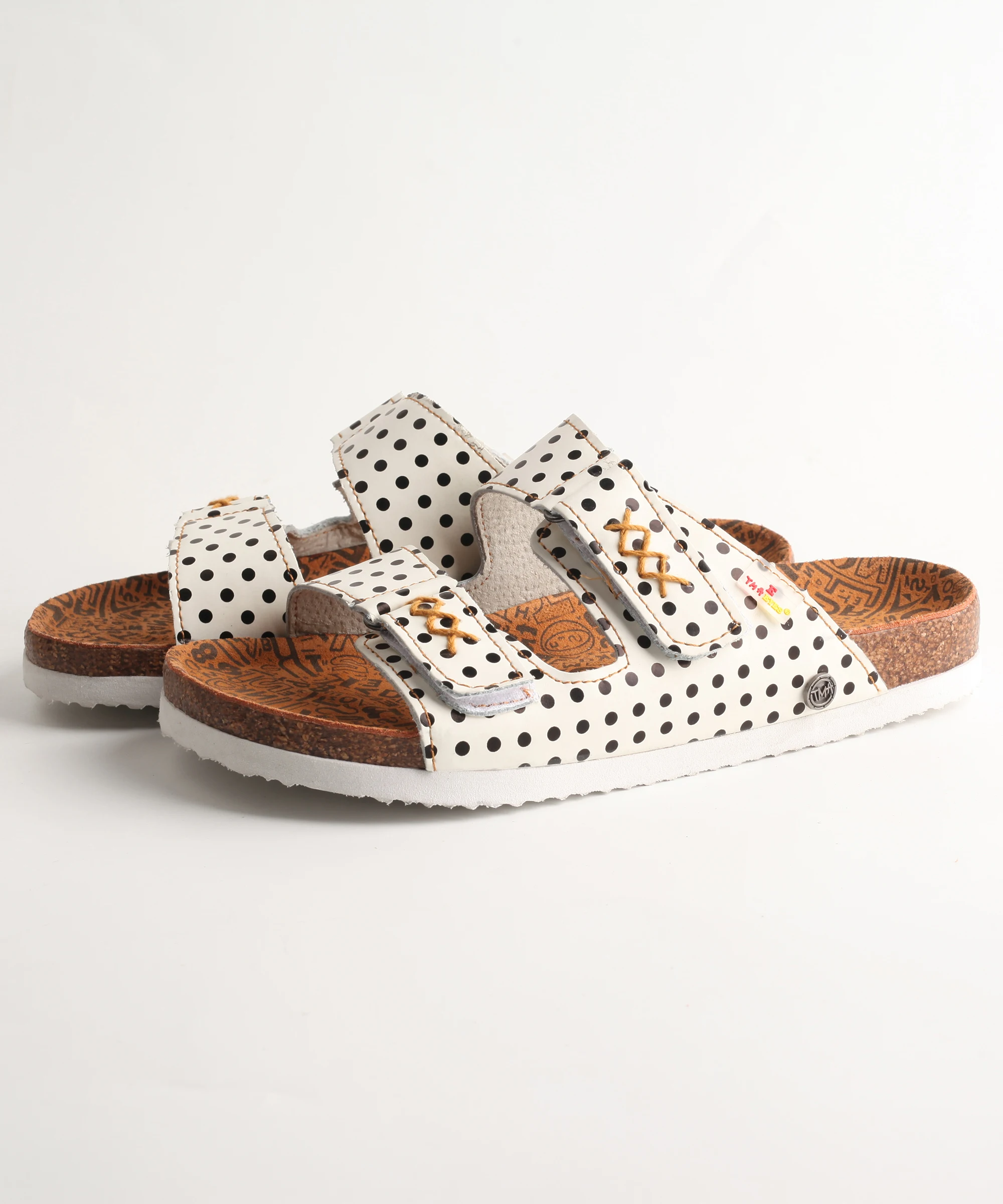 TMA EYES Sandalias Mujer Cork 2023 Summer New Style Flat Anti-slip Open Toe Outdoor Fashion Casual Beach Sandals for Ladies