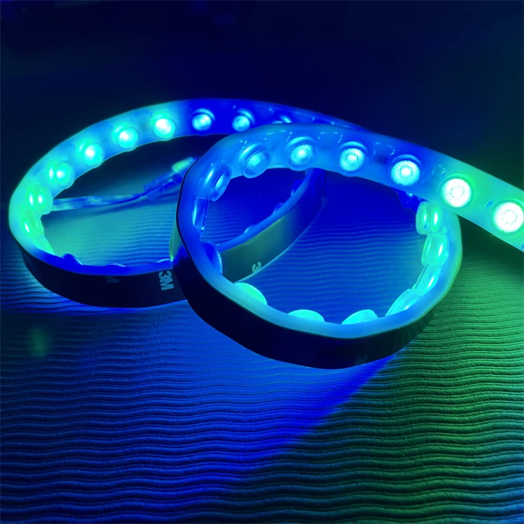 RGBW flexible bendable led wall washer 24V digital led flexible strip DMX bar light