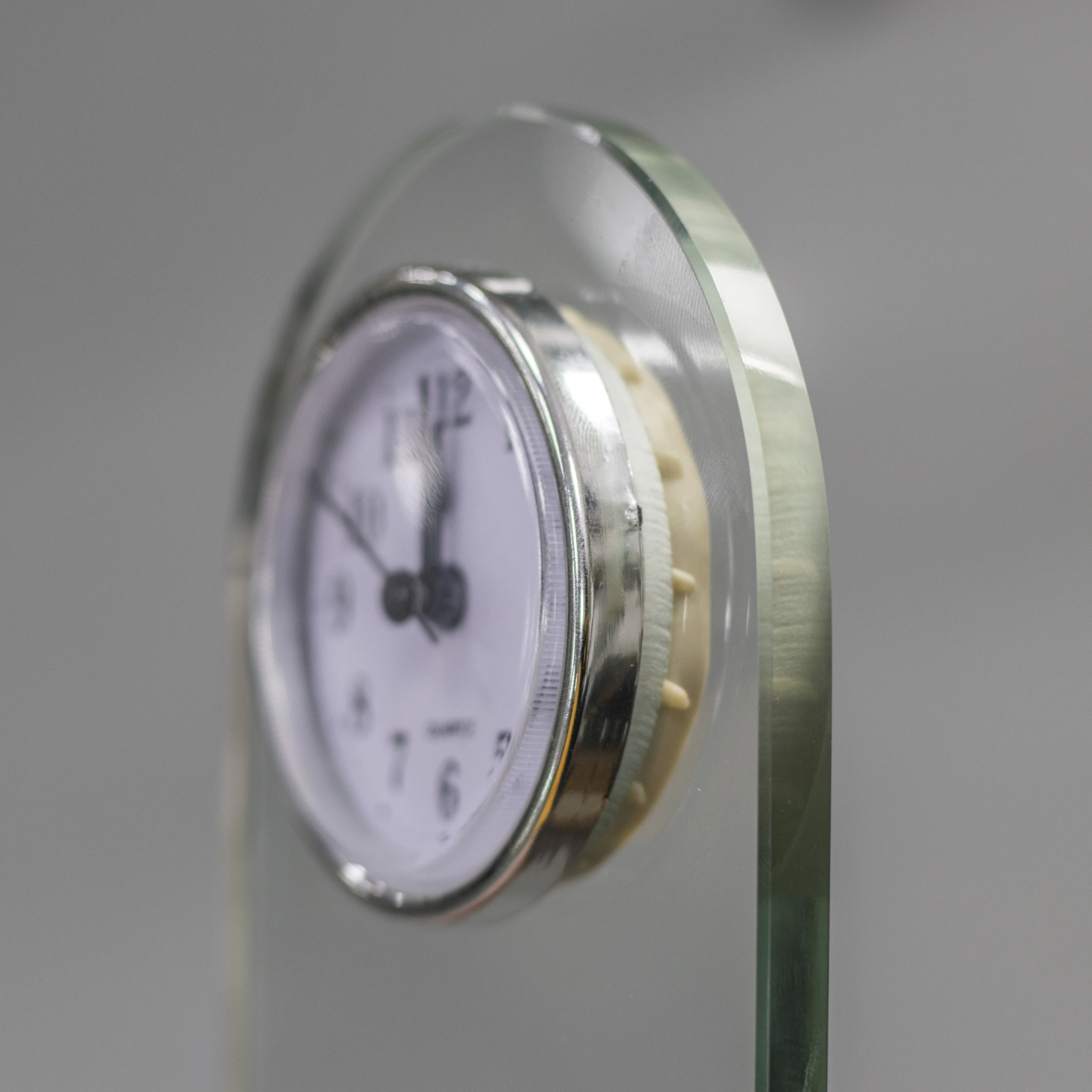 Transparent Awards Everlasting Love Anniversary Clock For Souvenir Table Clock Personalized Custom As Wedding Favor Gifts