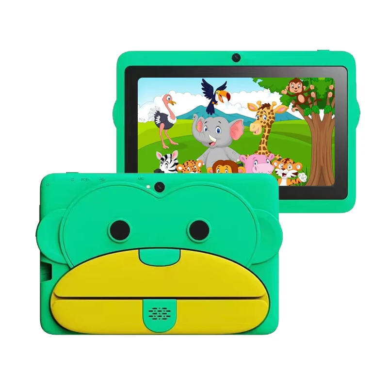 Low Price Children Tablet Pc 7 Inch Learning Kids Tablet Pc With Stand Android Dual Os 1+16GB OEM Educ Tablets PC Cases
