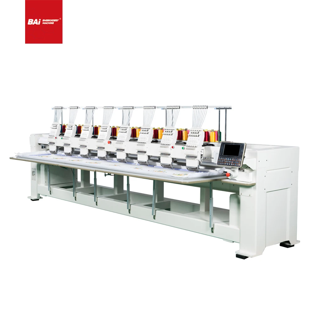BAI TE515 computer embroidery machine 8 head ca p with good