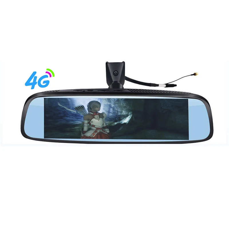 
Maustor Dash Cam Pro Встроенный 10 дюймов 4G Android потоковый медиа-HD Автомобильный видеорегистратор ЖК-дисплей потоковый медиа-приборная панель с двойной камерой 