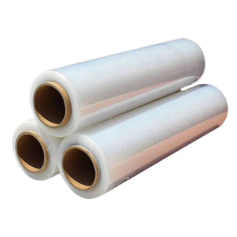 China fabrica de 20micras paletizador Film Stretch Negroy Transparente
