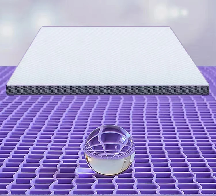 Factory Direct Sales Super Soft King Size Cooling Gel Memory Foam Tpe Gel Topper Grid 3d Material Mattress