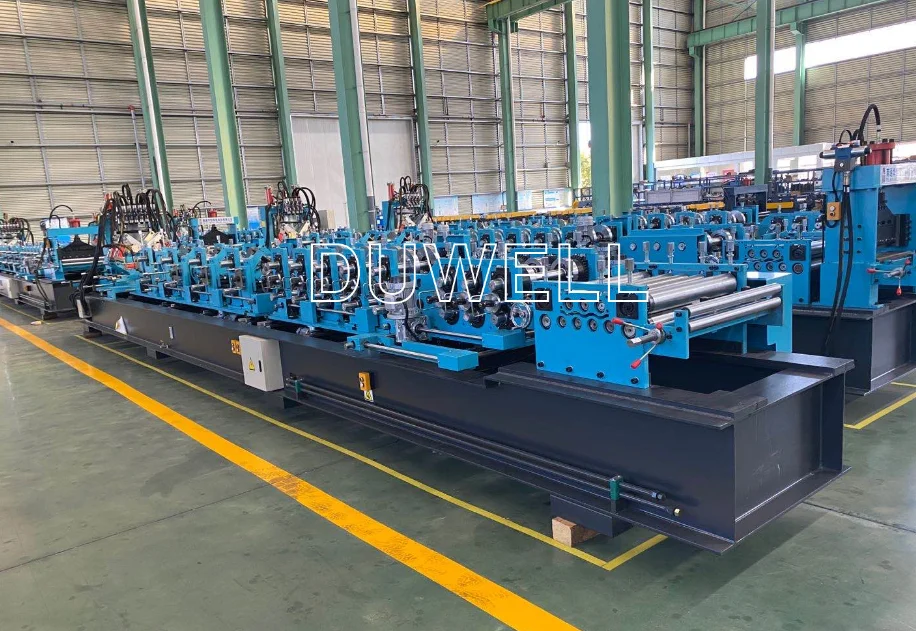 Adjustable width and height automatically C purlin roll forming machine
