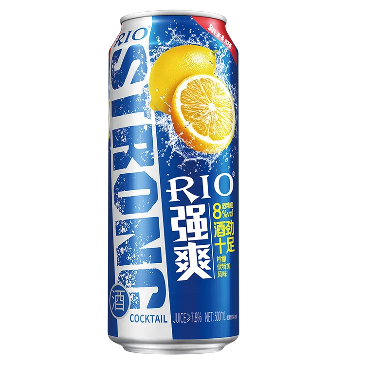 
Высокая Экспортная продукция RIO, сильный консервированный коктейль с лимоном и водкой 8% Том, 500 мл, 12 банок/картонная коробка 