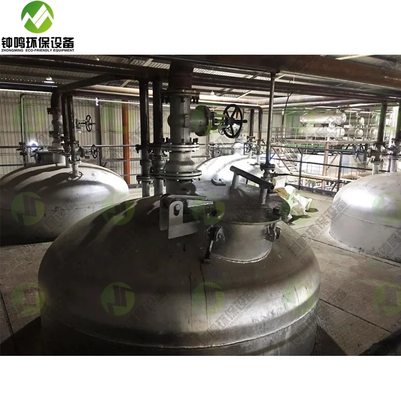 Fully Continuous Automatic Equipment for Re Refining of Used Lubricating Oil and Plastic Oil